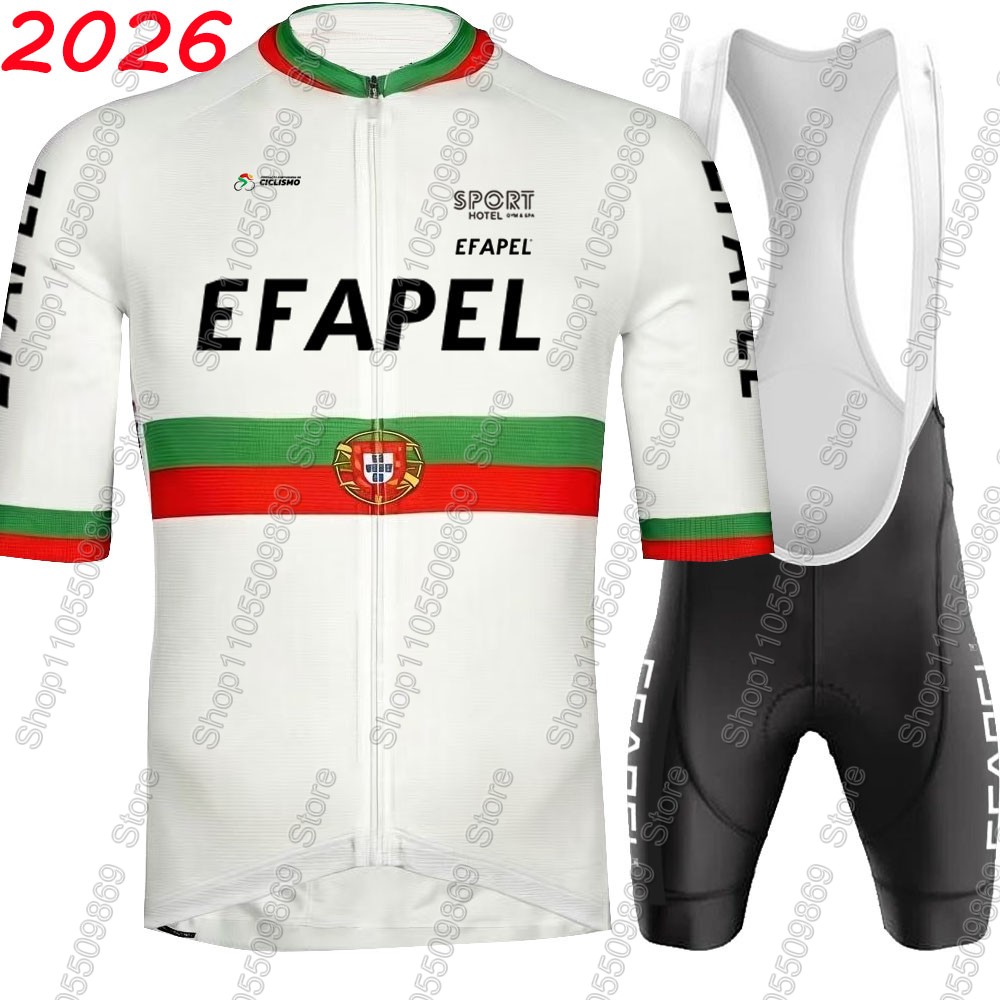 Padded Cycling Shorts - 포르투갈 2026 Efapel 팀 사이클링 저지
