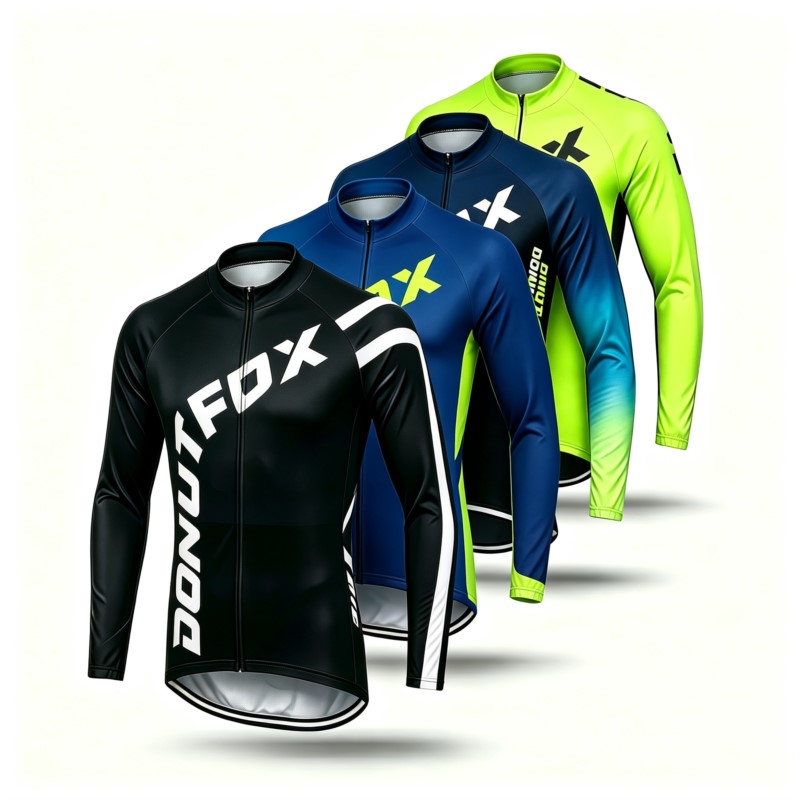 Cycling Gear Waterproof - 남성용 긴팔 MTB 저지 및 사이클링