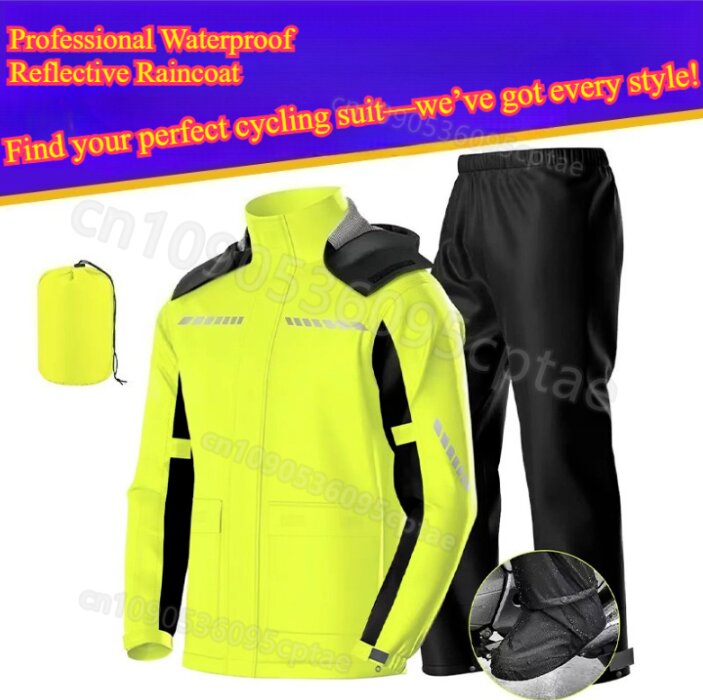 Cycling Gear Waterproof - 방수 오토바이 레인슈트 – 가볍고 방풍