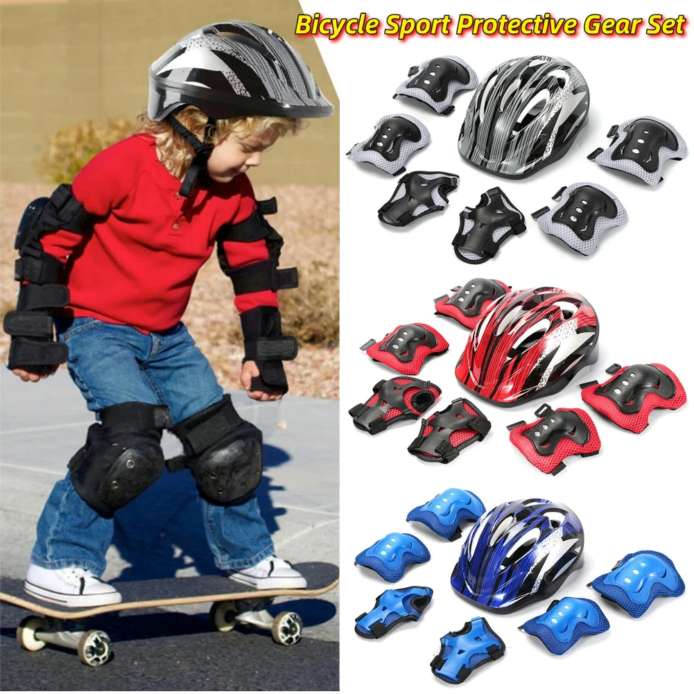 Cycling Protective Gear - 7Pcs 자전거 스포츠 보호 장비 세트
