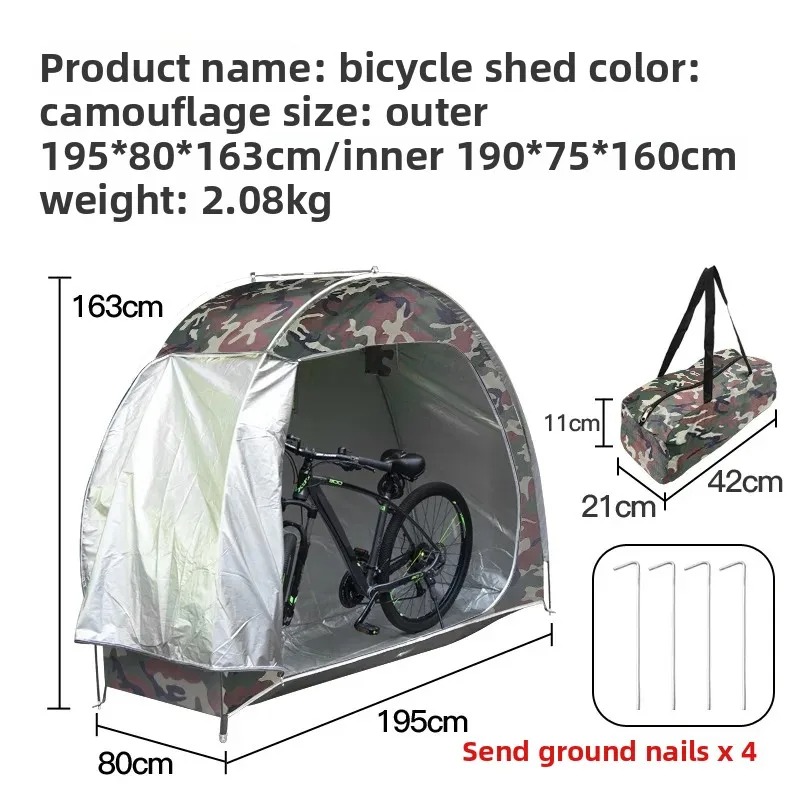 휴대용 야외 자전거 보관 텐트, 두꺼운 옥스포드 원단, - Cycling Gear You Need 리뷰 및 가격