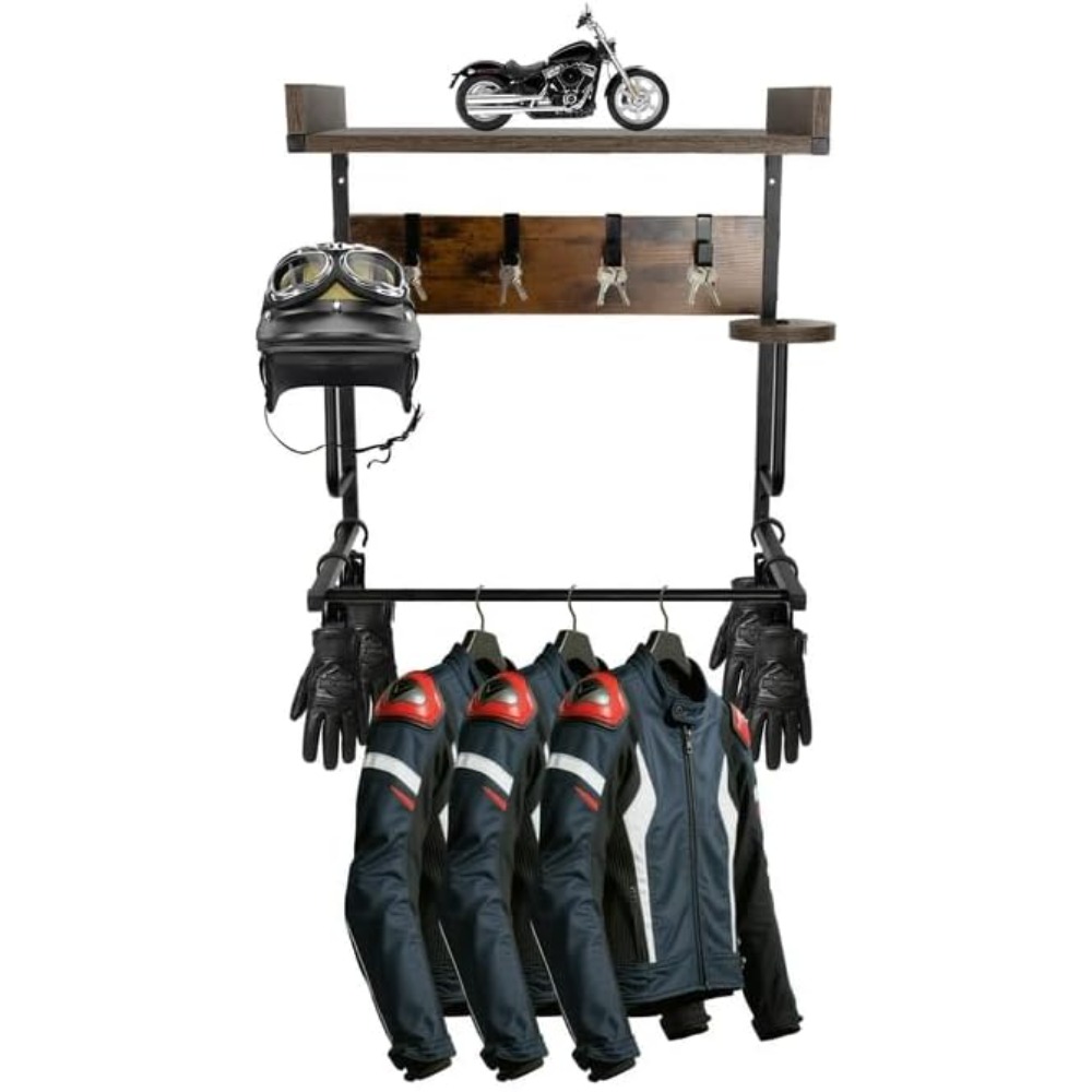 오토바이 헬멧 홀더 (4개의 글러브 칩 및 4개의 후크 - Cycling Gear Wall Organizer 리뷰 및 가격