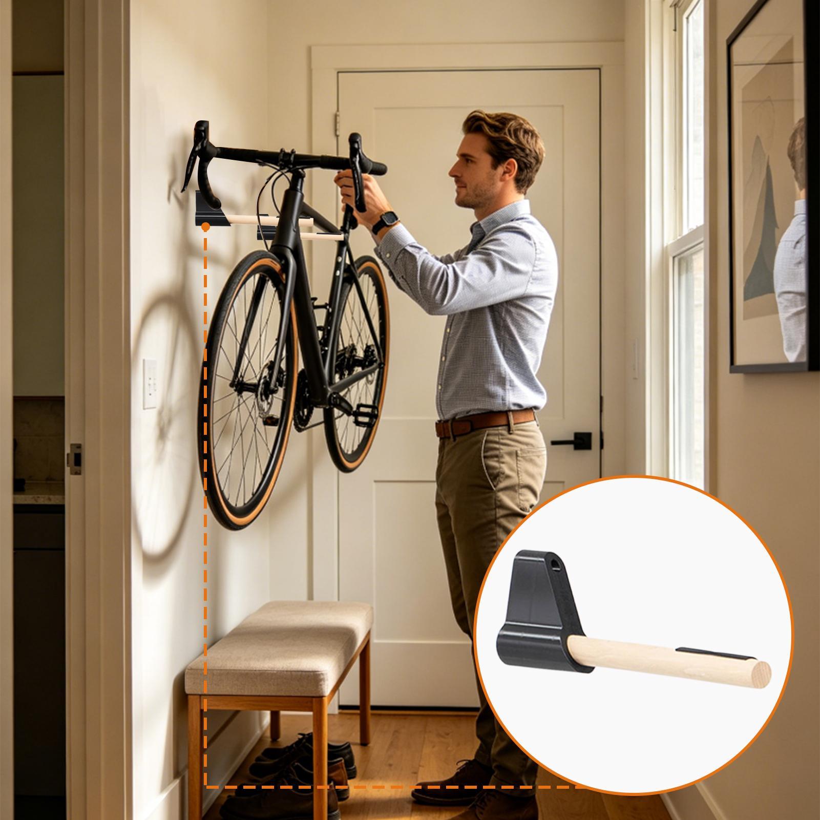 벽걸이형 자전거 거치대 - 수평형 자전거 보관 후크 주 - Cycling Gear Wall Organizer 리뷰 및 가격