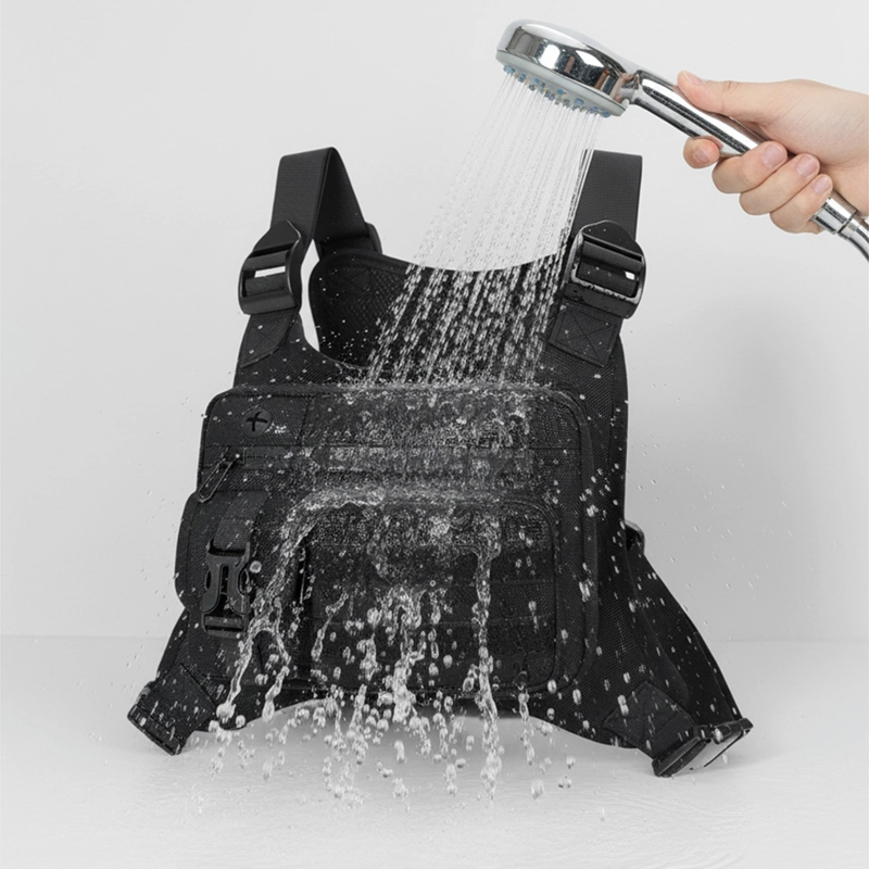 전술 가슴 가방 남성용 방수 크로스바디 하네스 조끼 몰 - Cycling Gear Waterproof 리뷰 및 가격