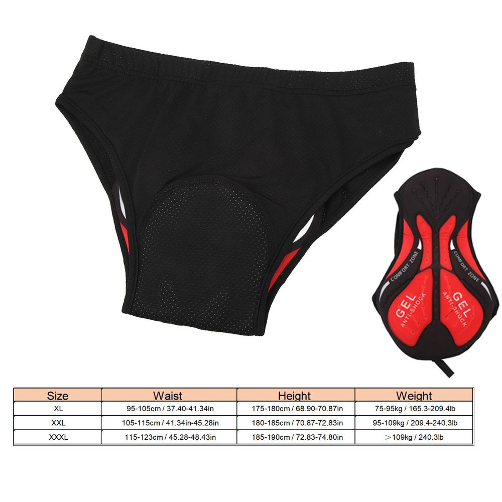 편안한 3D 패딩 사이클링 속옷 폴리에스터, 실리콘 통 - Padded Cycling Shorts 리뷰 및 가격
