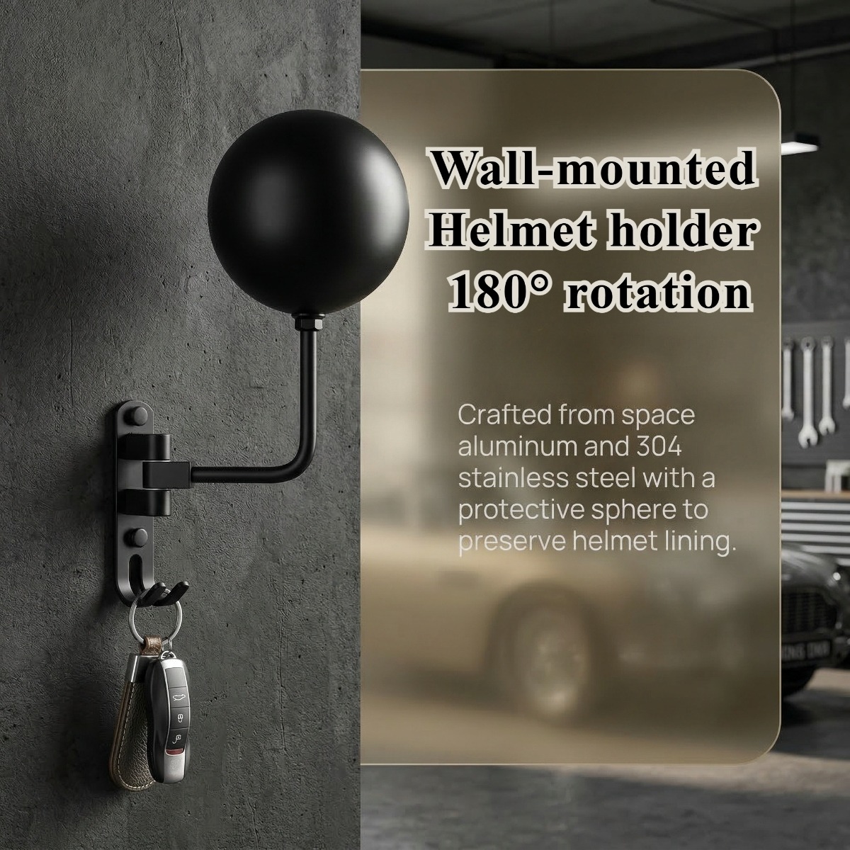 180 °   회전식 벽걸이 자전거 헬멧 거치대 알루미 - Cycling Gear Wall Storage 리뷰 및 가격