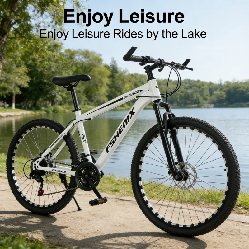 스노우 화이트 스포크 휠 산악 자전거 24/26인치 성 - Cycling Gear For Commuting 리뷰 및 가격
