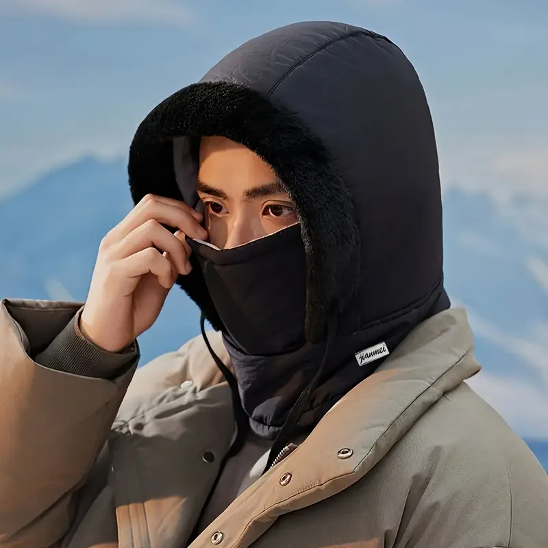 두꺼운 따뜻한 가을 겨울 유니섹스 트래퍼 모자, 귀덮개 - Cycling Gear To Keep You Warm 리뷰 및 가격