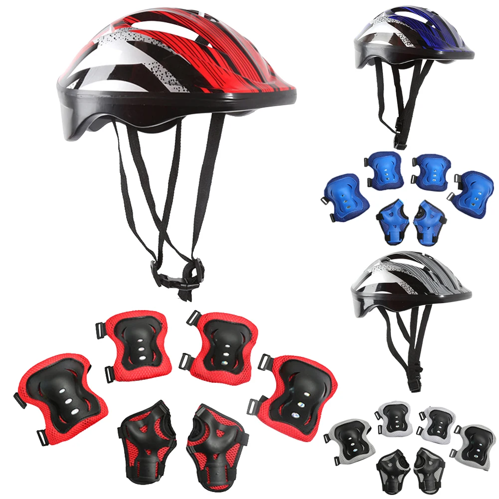 7Pcs 자전거 스포츠 보호 장비 세트 조정 가능한 어 - Cycling Protective Gear 리뷰 및 가격