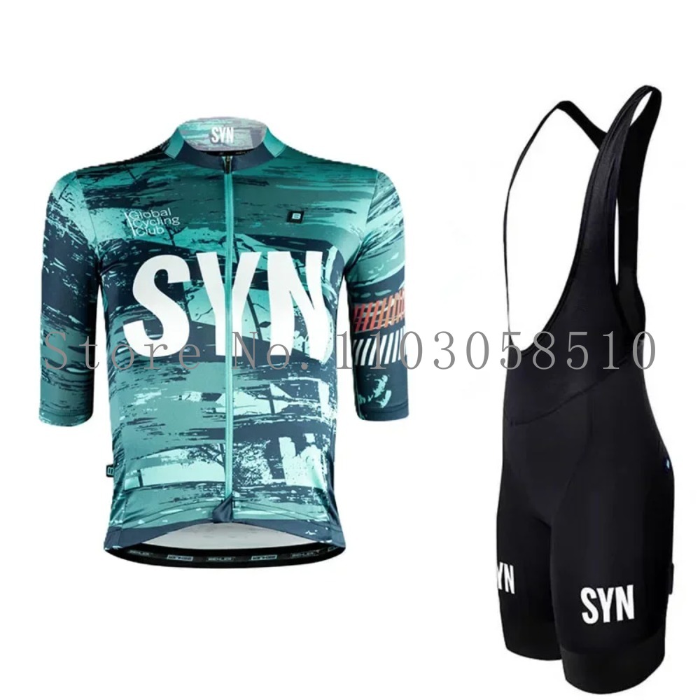 SYN 저지 남성용 빕 스폰지 쿠션 사이클링 슈트 세트 - Cycling Gear Waterproof 리뷰 및 가격