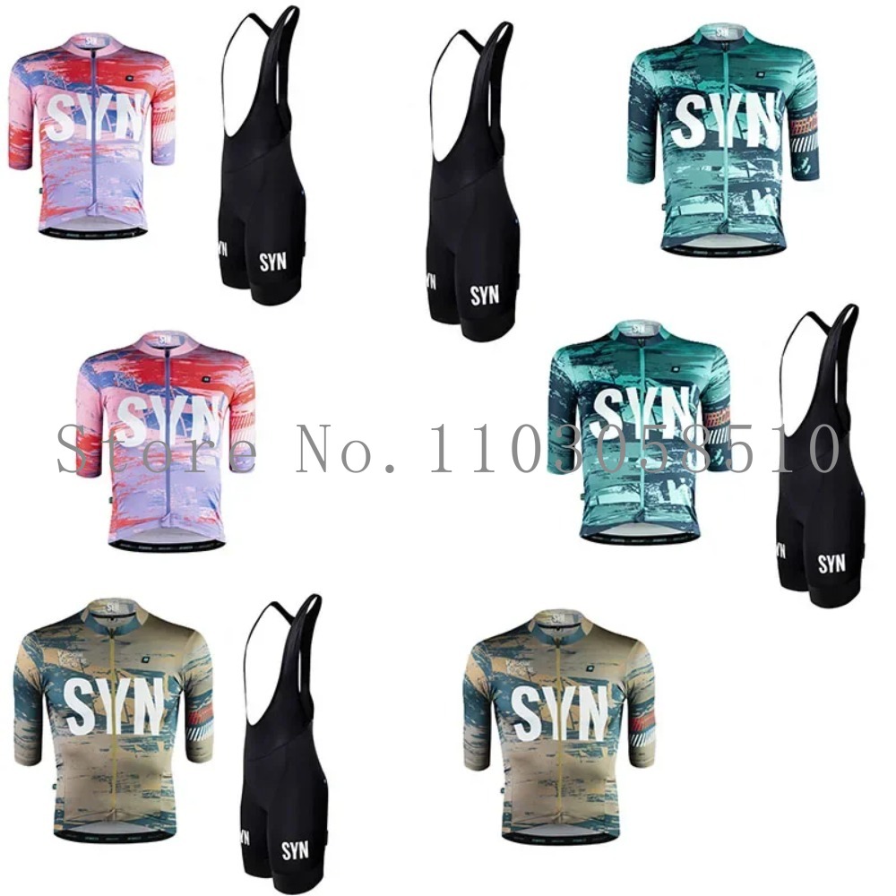 SYN 저지 남성용 빕 스폰지 쿠션 사이클링 슈트 세트 - Cycling Gear Waterproof 리뷰 및 가격