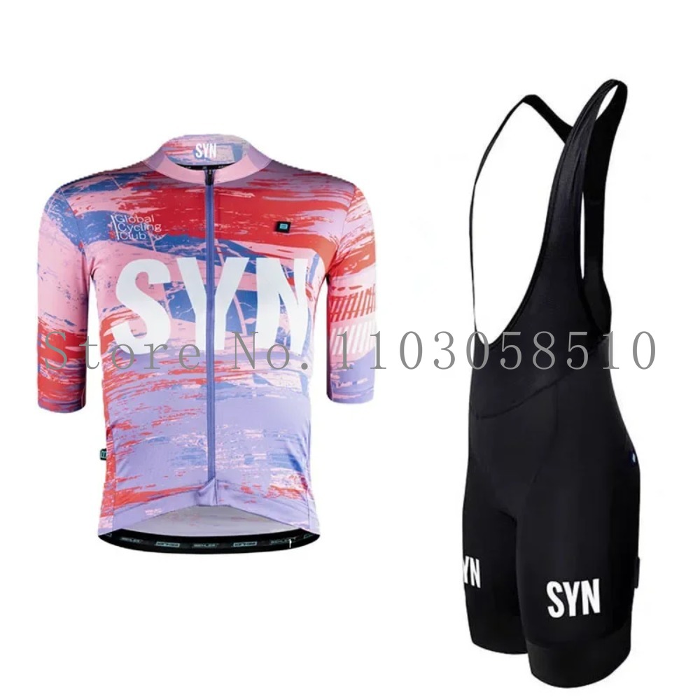 SYN 저지 남성용 빕 스폰지 쿠션 사이클링 슈트 세트 - Cycling Gear Waterproof 리뷰 및 가격